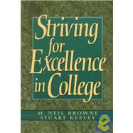 Striving for Excellence in College
