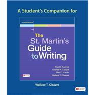 A Student's Companion for The St. Martin's Guide to Writing