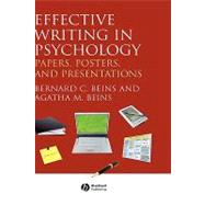 Effective Writing in Psychology : Papers, Posters, and Presentations