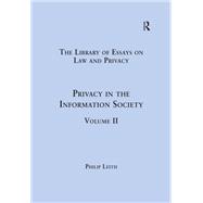 Privacy in the Information Society