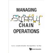 Management of Supply Chain Operations