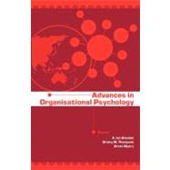 Advances in Organisational Psychology
