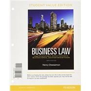 Business Law, Student Value Edition Plus MyBusinessLawLab with Pearson eText -- Access Card Package (1-semester)