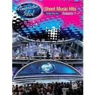 American Idol Sheet Music Hits, Seasons 1-7