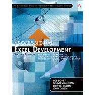 Professional Excel Development The Definitive Guide to Developing Applications Using Microsoft Excel, VBA, and .NET