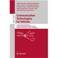 Communication Technologies for Vehicles