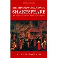 The Bedford Companion to Shakespeare An Introduction with Documents