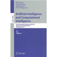 Artificial Intelligence and Computational Intelligence Pt. 1 : Second International Conference, AICIS 2011, Taiyuan, China, September 24-25, 2011, Proceedings