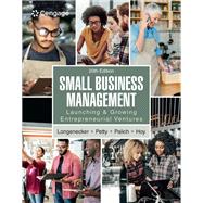 Small Business Management Launching & Growing Entrepreneurial Ventures