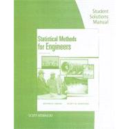 Student Solutions Manual for Vining/Kowalski's Statistical Methods for Engineers, 3rd