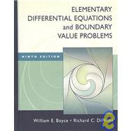 Elementary Differential Equations + Boundrary Value Problems