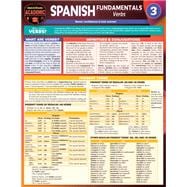 Spanish Fundamentals 3 - Verbs book cover, ISBN 9781423248811