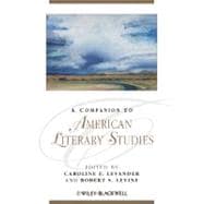 A Companion to American Literary Studies