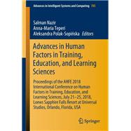 Advances in Human Factors in Training, Education, and Learning Sciences