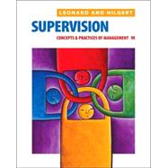 Supervision Concepts and Practices of Management