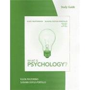 Study Guide for Pastorino/Doyle-Portillo’s What is Psychology?, 3rd