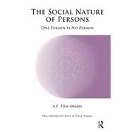 The Social Nature of Persons