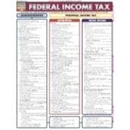 Federal Income Tax Laminate Reference Chart