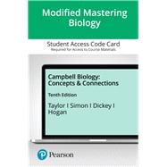 Modified Mastering Biology with Pearson eText -- Access Card -- for Campbell Biology Concepts & Connections