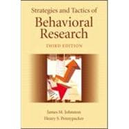 Strategies and Tactics of Behavioral Research, Third Edition