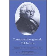 Correspondance Générale D'helvétius 1761-1774
