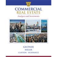 Commercial Real Estate Analysis and Investments, 3rd Edition