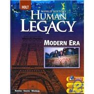 Modern Era World History, Grades 9-12 Human Legacy Full Survey