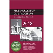 Federal Rules of Civil Procedure and Selected Other Procedural Provisions 2018