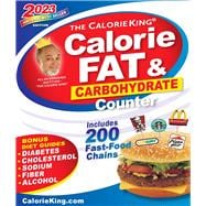 CalorieKing 2023 Larger Print Calorie, Fat & Carbohydrate Counter