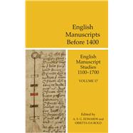 English Manuscripts Before 1400