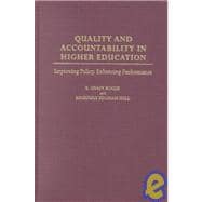 Quality and Accountability in Higher Education