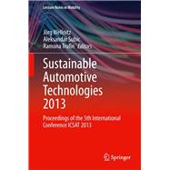 Sustainable Automotive Technologies 2013