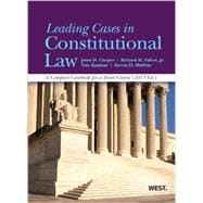 Leading Cases in Constitutional Law 2013