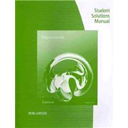 Student Study and Solutions Manual for Larson/Hostetler’s Trigonometry, 8th