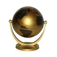 Hammond Mini Globe: Swivel & Tilt Metallic Finish, Bronze & Brown