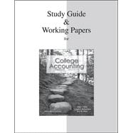 Study Guide & Working Papers Ch 1-14 to accompany College Accounting