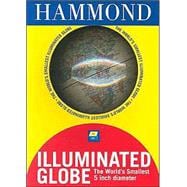 Hammond Illuminated Globe: The World's Smallest 5 Inch Diameter : Antique