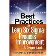 Best Practices in Lean Six Sigma Process Improvement : A Deeper Look