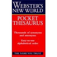 Webster's New World Pocket Thesaurus