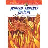 Creative Haven Winged Fantasy Designs Coloring Book
