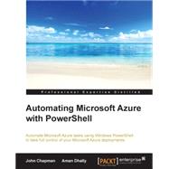 Automating Microsoft Azure with PowerShell