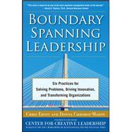 Boundary Spanning Leadership: Six Practices for Solving Problems, Driving Innovation, and Transforming Organizations