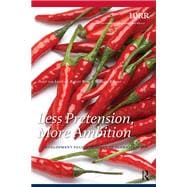 Less Pretension, More Ambition