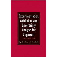 Experimentation, Validation, and Uncertainty Analysis for Engineers
