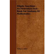 Elliptic Functions