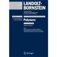 Pvt-data and Miscellaneous Properties of Polymer Solutions