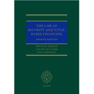The Law of Security and Title-Based Financing