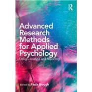 Research Methods for Applied Psychologists: Design, Analysis and Reporting,9781138698895