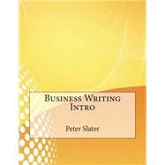 Business Writing Intro