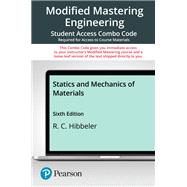 Statics and Mechanics of Materials -- Modified Mastering Engineering with Pearson eText   Print Combo Access Code